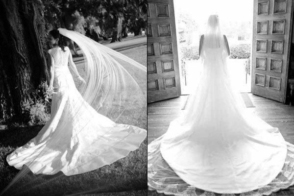 6 độ dài tiêu chuẩn của khăn voan cô dâu