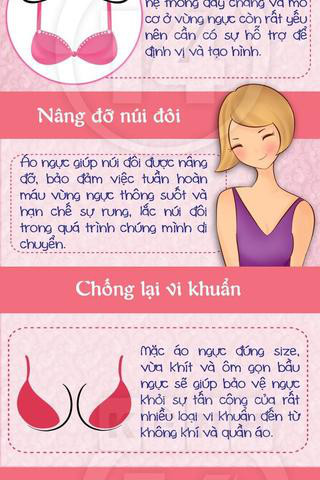 Công dụng trên cả tuyệt vời của áo ngực con gái