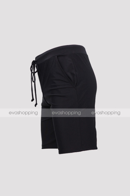 Quần bơi short nam đai đen