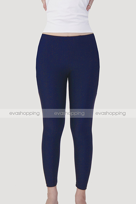 Quần bơi dài thể thao xanh đen QBKN369