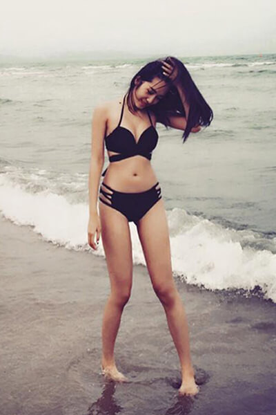 Đồ bơi hai mảnh chéo hông cạp thấp BKN50