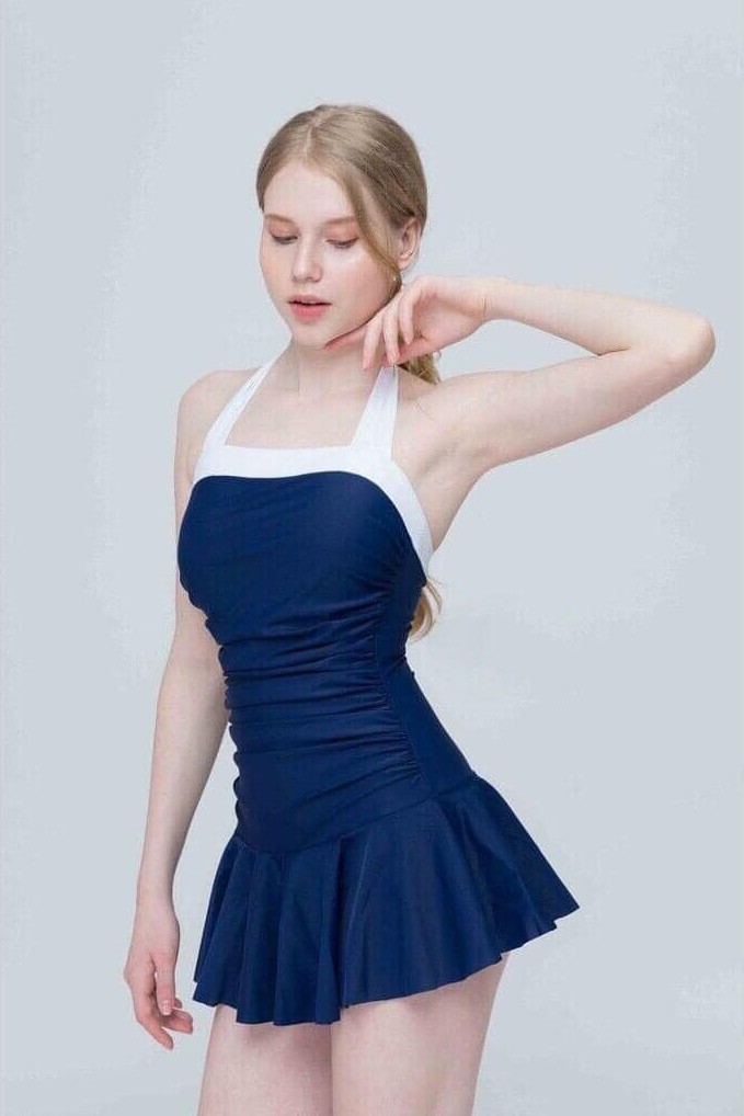 Áo tắm một mảnh dạng váy BKN639