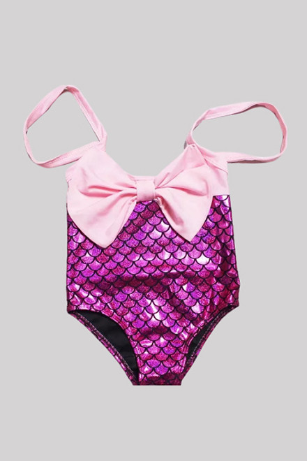 Đồ bơi bé gái tiên cá sắc màu BB170