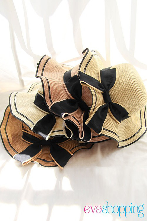 Nón đi biển nữ màu nâu N09