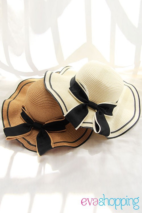 Nón đi biển nữ màu nâu N09