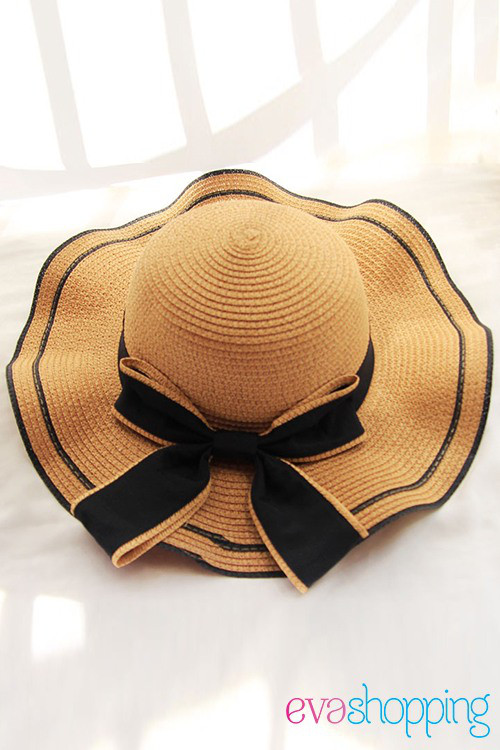 Nón đi biển nữ màu nâu N09