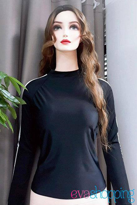 Áo bơi nữ tay dài thể thao