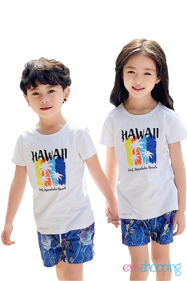 Đồng phục gia đình đi biển Hawaii