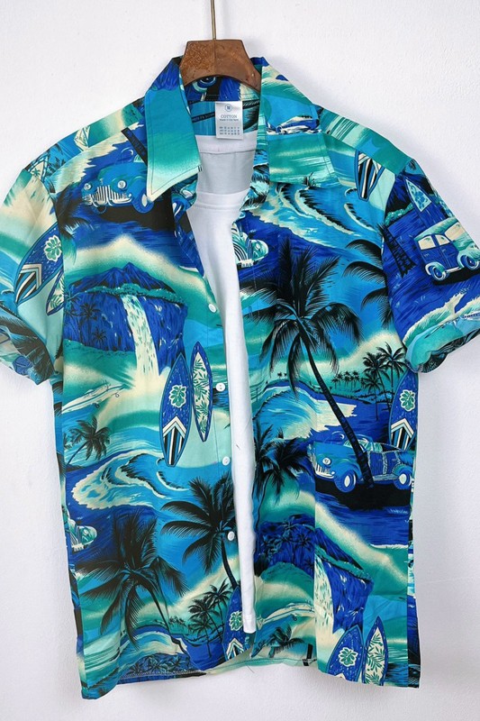 Đồng phục gia đình họa tiết cây dừa DP01