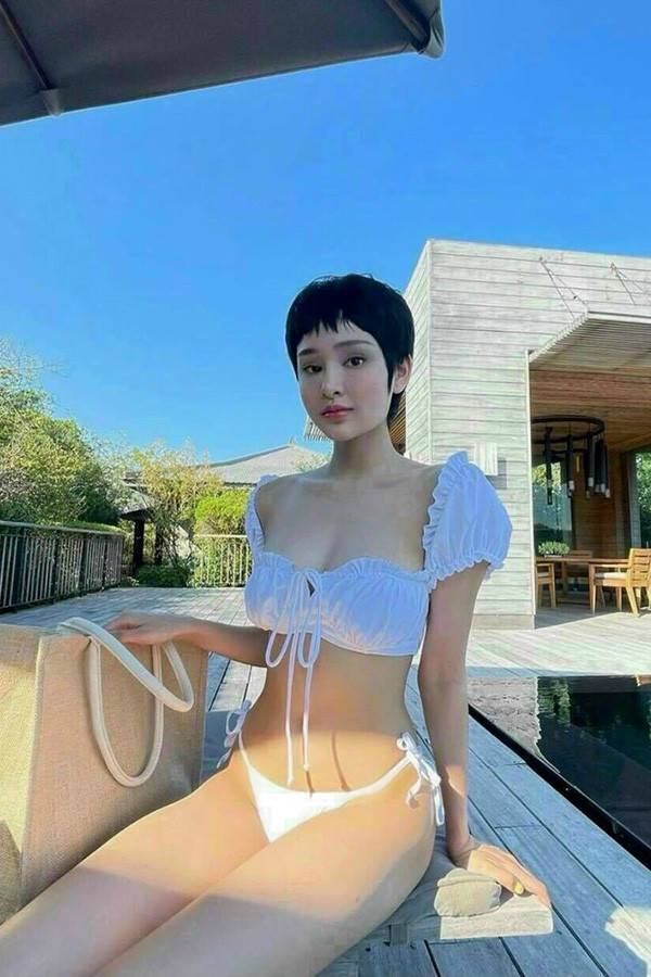 Bikini 2 mảnh bèo nhún rút dây