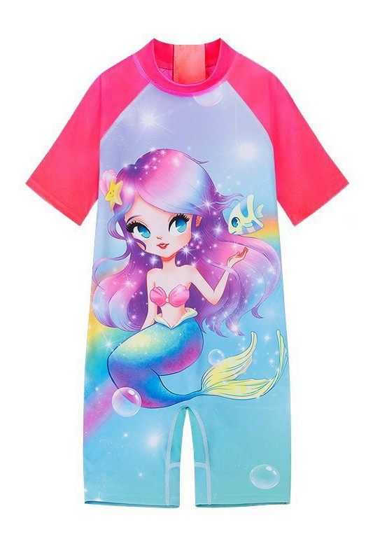 Đồ bơi họa tiết 3D PONY, NÀNG TIÊN CÁ cho bé gái