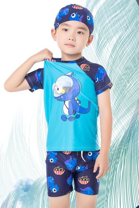 Đồ bơi bé trai hình khủng long BBB04