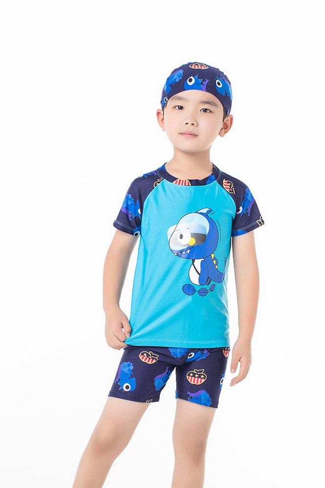 Đồ bơi bé trai hình khủng long BBB04