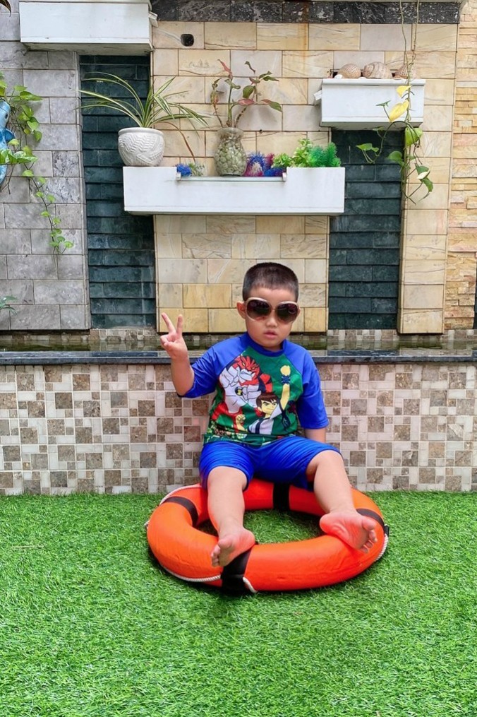 Đồ bơi bé trai siêu nhân BB03