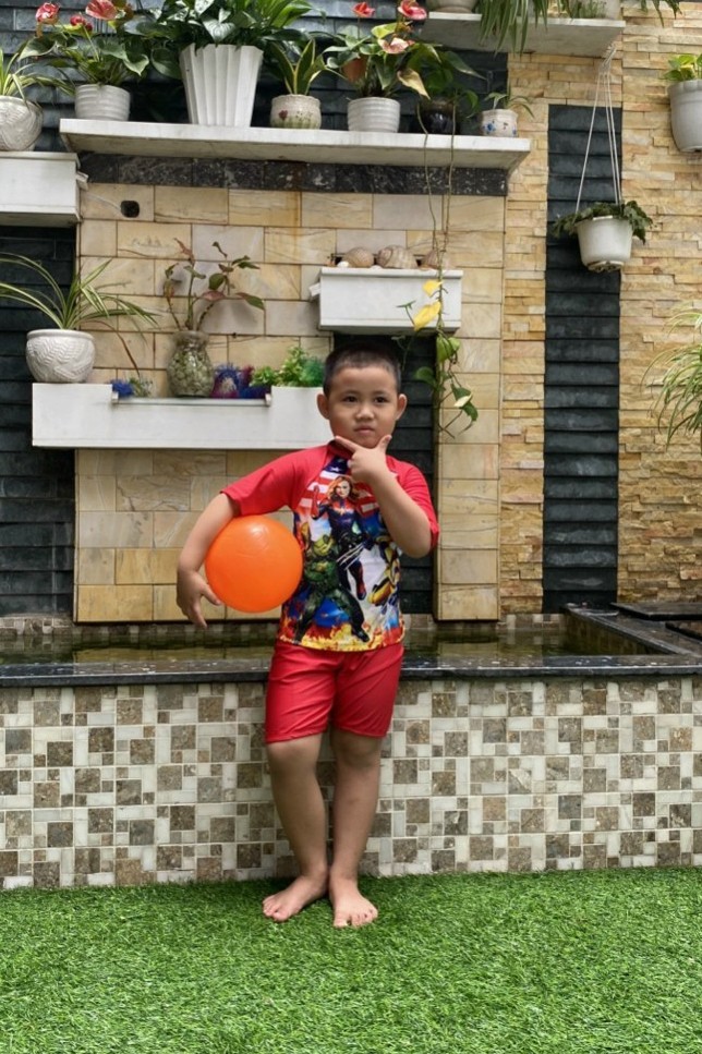 Đồ bơi bé trai siêu nhân BB03