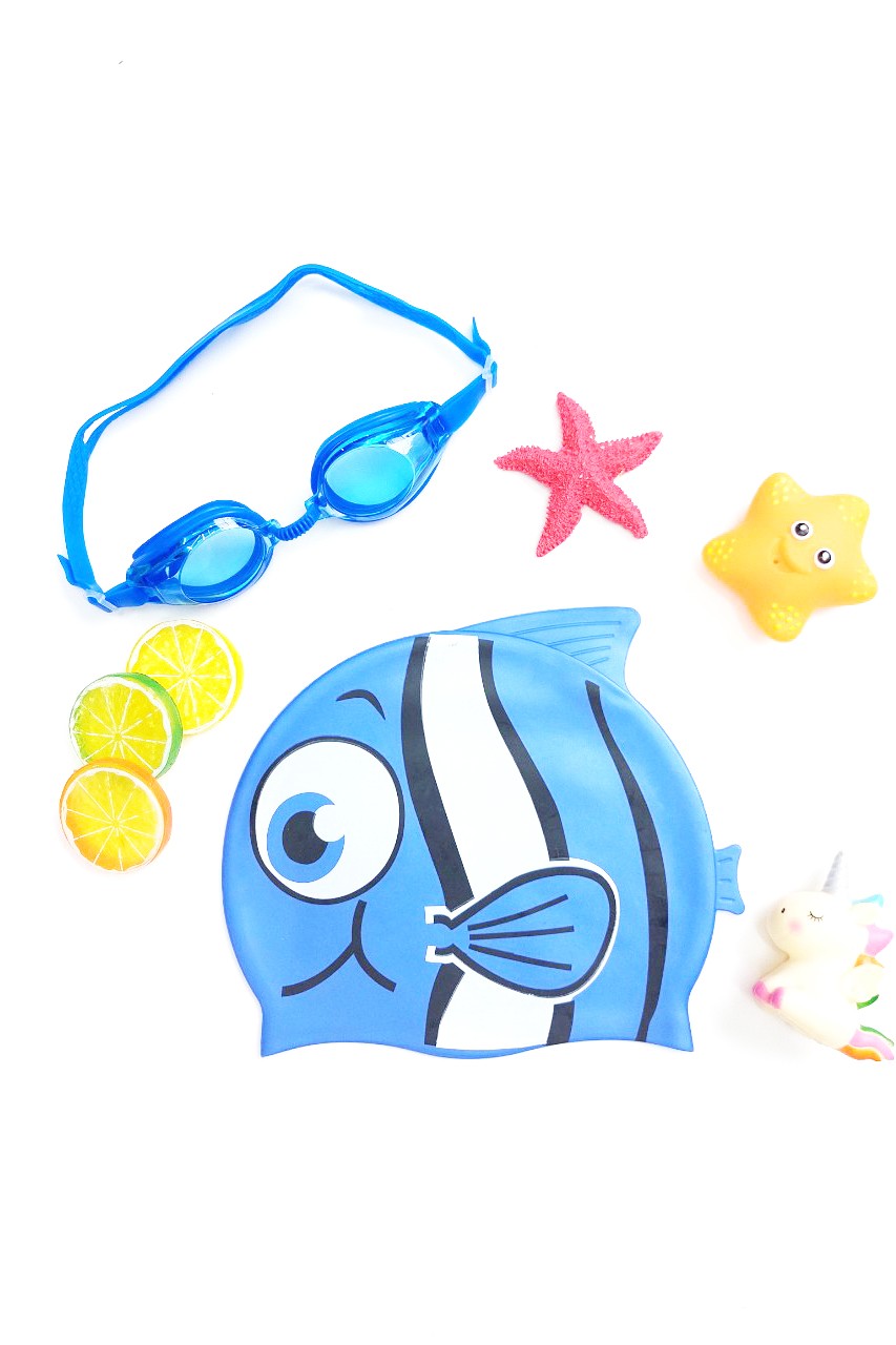 Nón bơi con cá cho bé NBB01