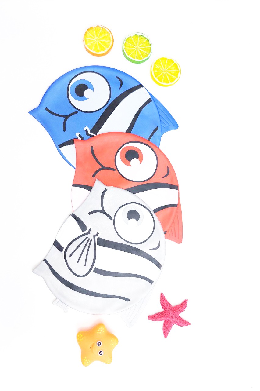 Nón bơi con cá cho bé NBB03