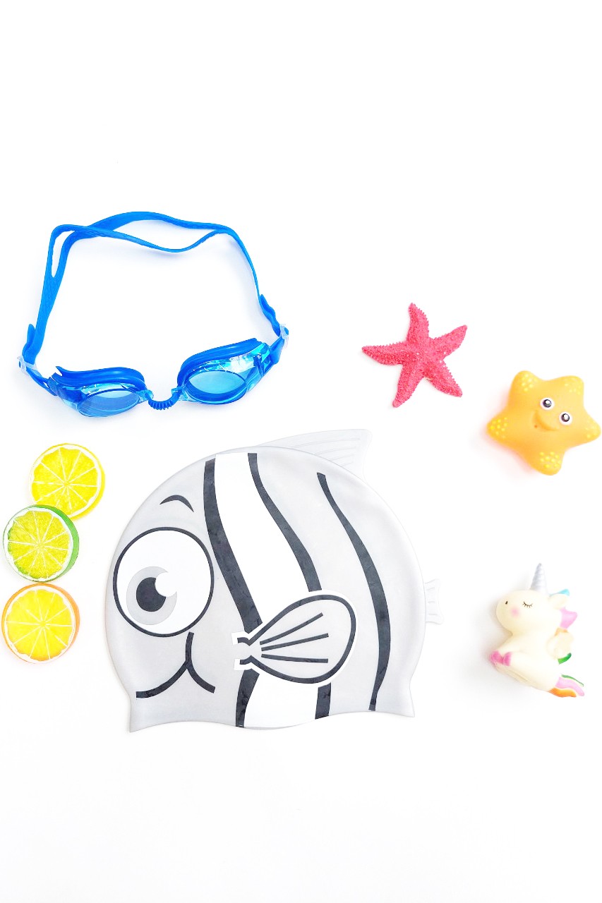 Nón bơi con cá cho bé NBB03
