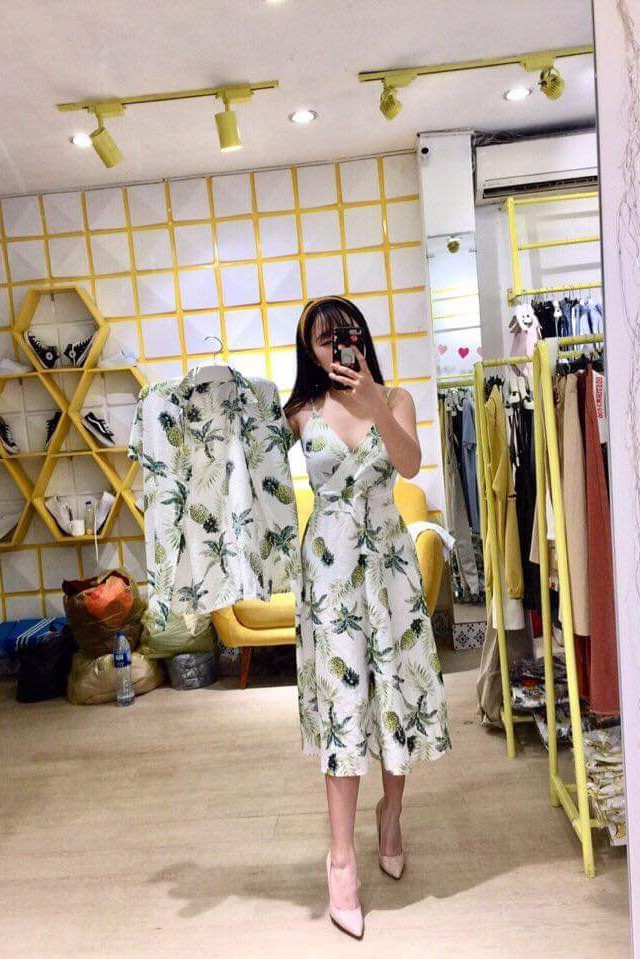 Áo sơ mi hawaii họa tiết trái thơm, cây dừa (Unisex) ASM022