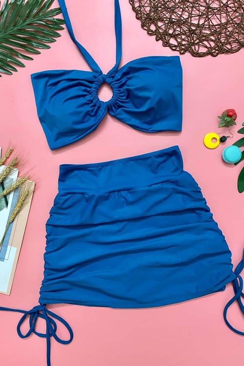 Bikini hai mảnh dạng váy BKN909
