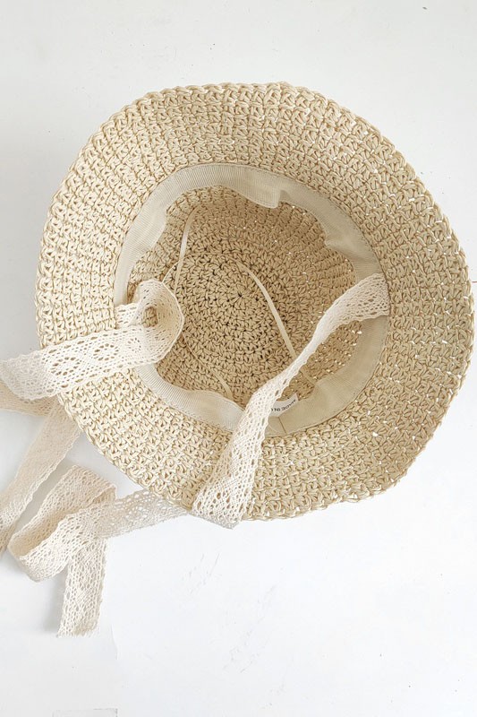 Nón cói cột dây cho bé