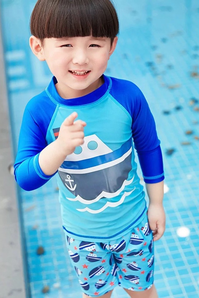 Đồ bơi dài tay cho bé trai