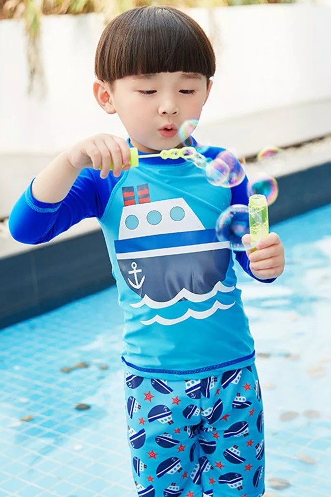 Đồ bơi dài tay cho bé trai