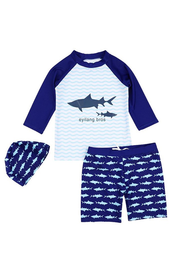 Bộ đồ bơi bé trai cao cấp hình cá mập