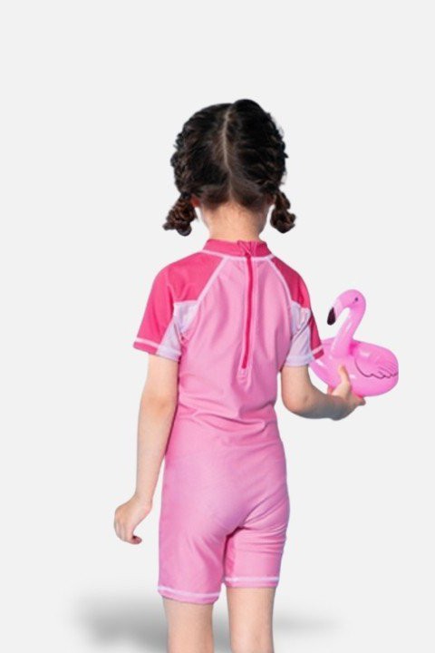 Bộ đồ bơi liền thân bé gái họa tiết chú chó cứu hộ