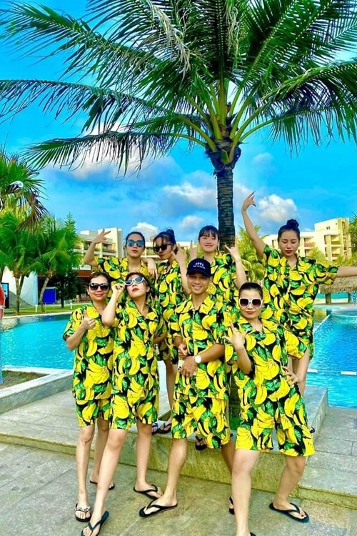 Đồng phục gia đình đi biển DP02