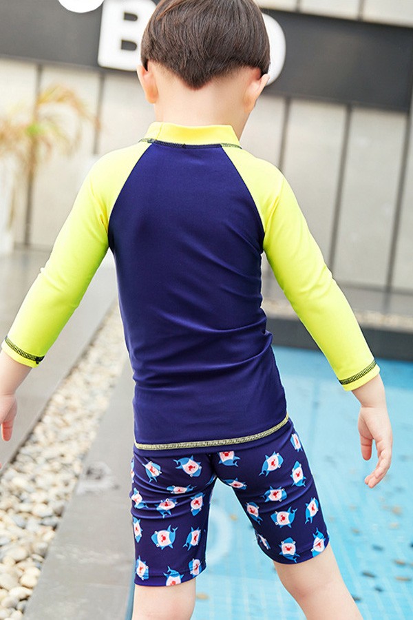 Đồ bơi bé trai dài tay BBB09