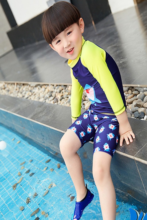 Đồ bơi bé trai dài tay BBB09