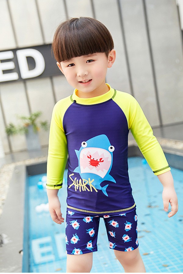 Đồ bơi bé trai dài tay BBB09