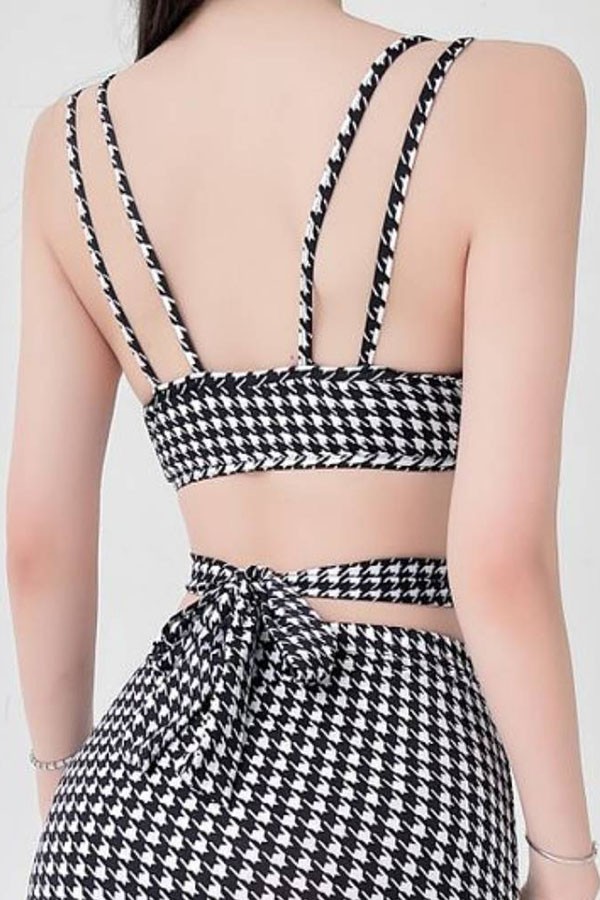 Bikini hai mảnh caro BKN943