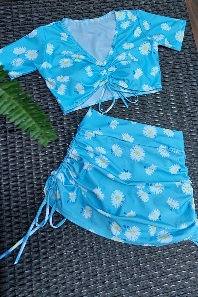 Đồ bơi nữ kín đáo dạng croptop BKN967