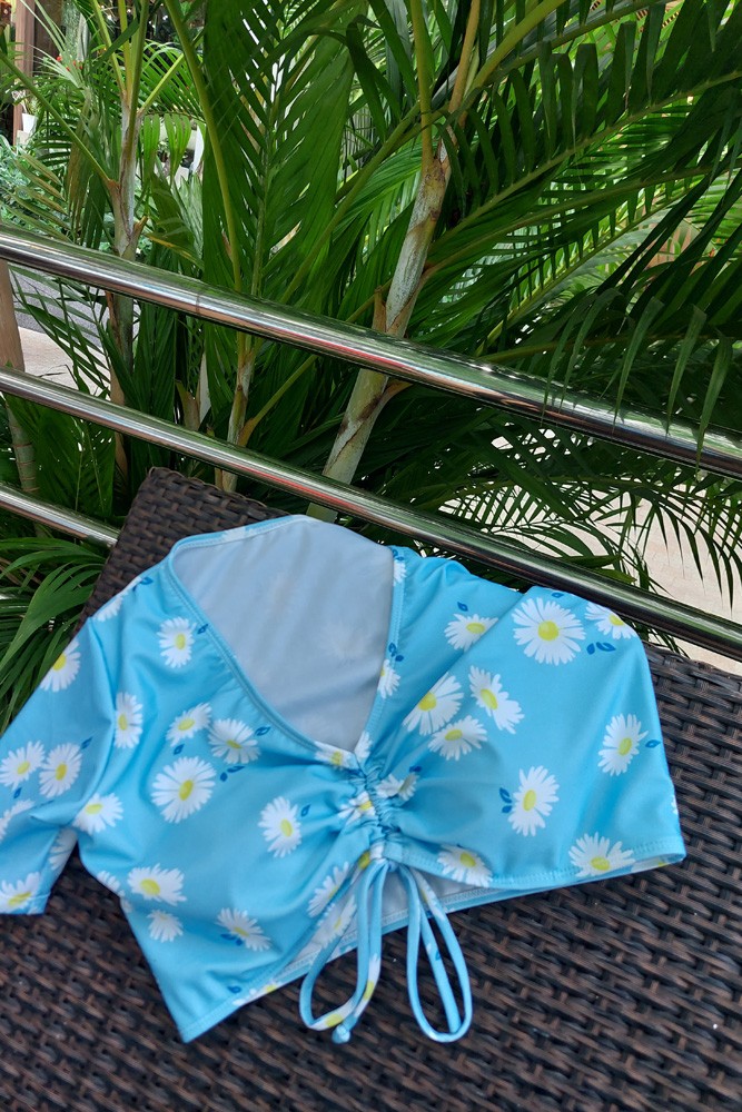 Đồ bơi nữ kín đáo dạng croptop BKN967