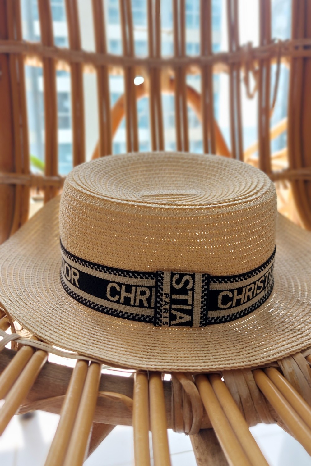 Nón cói đi biển vintage N26