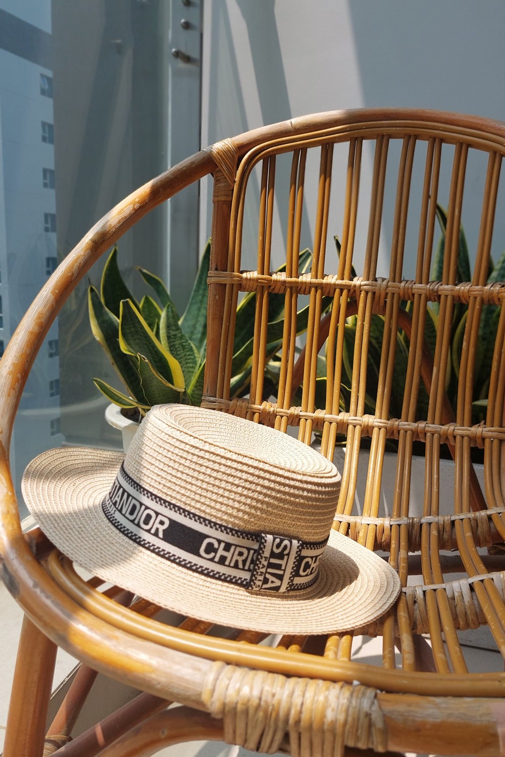 Nón cói đi biển vintage N26