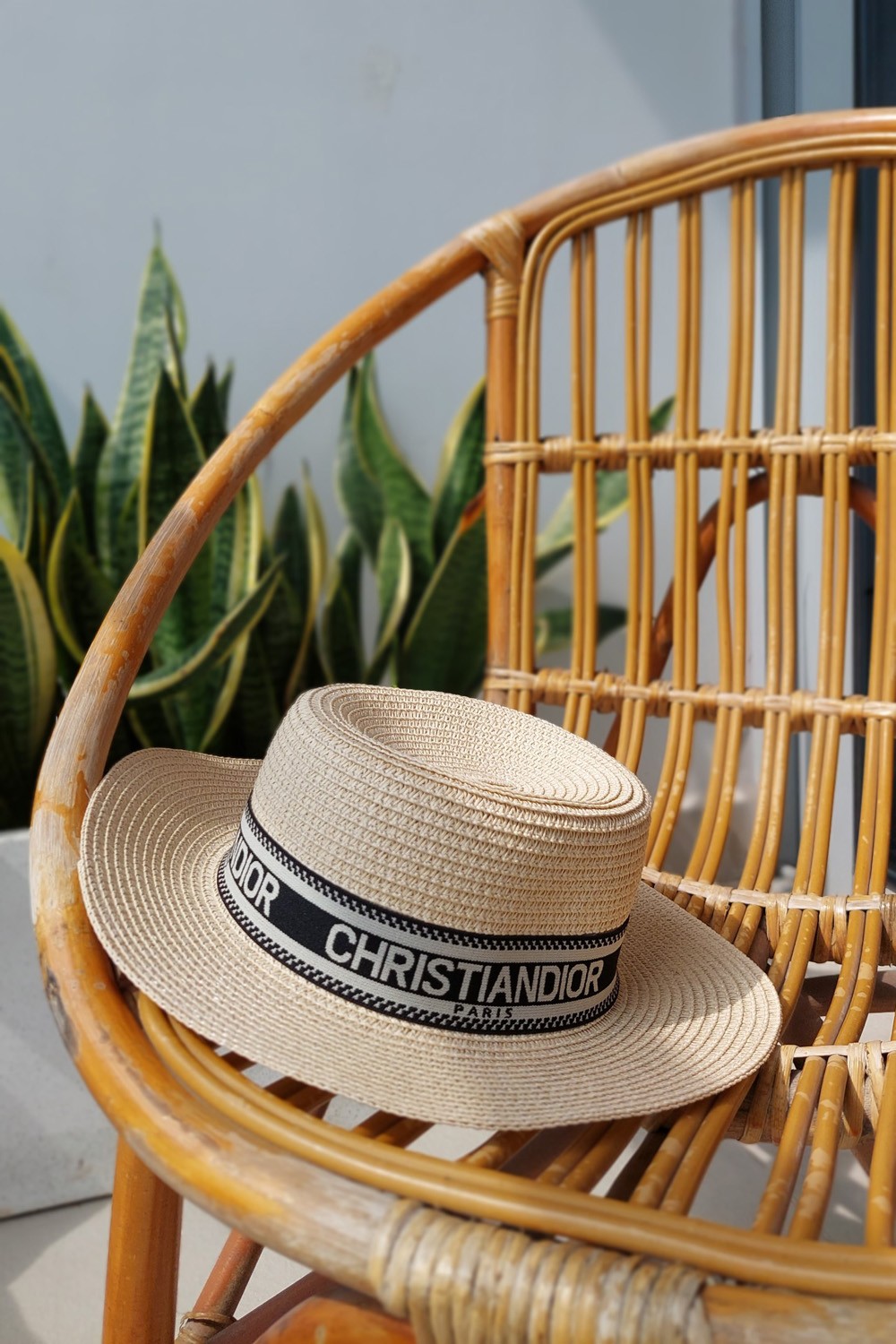 Nón cói đi biển vintage N26