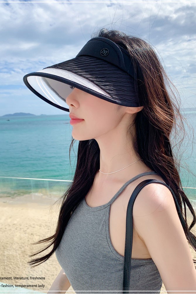 Nón nữa đầu vành rộng chống nắng N38
