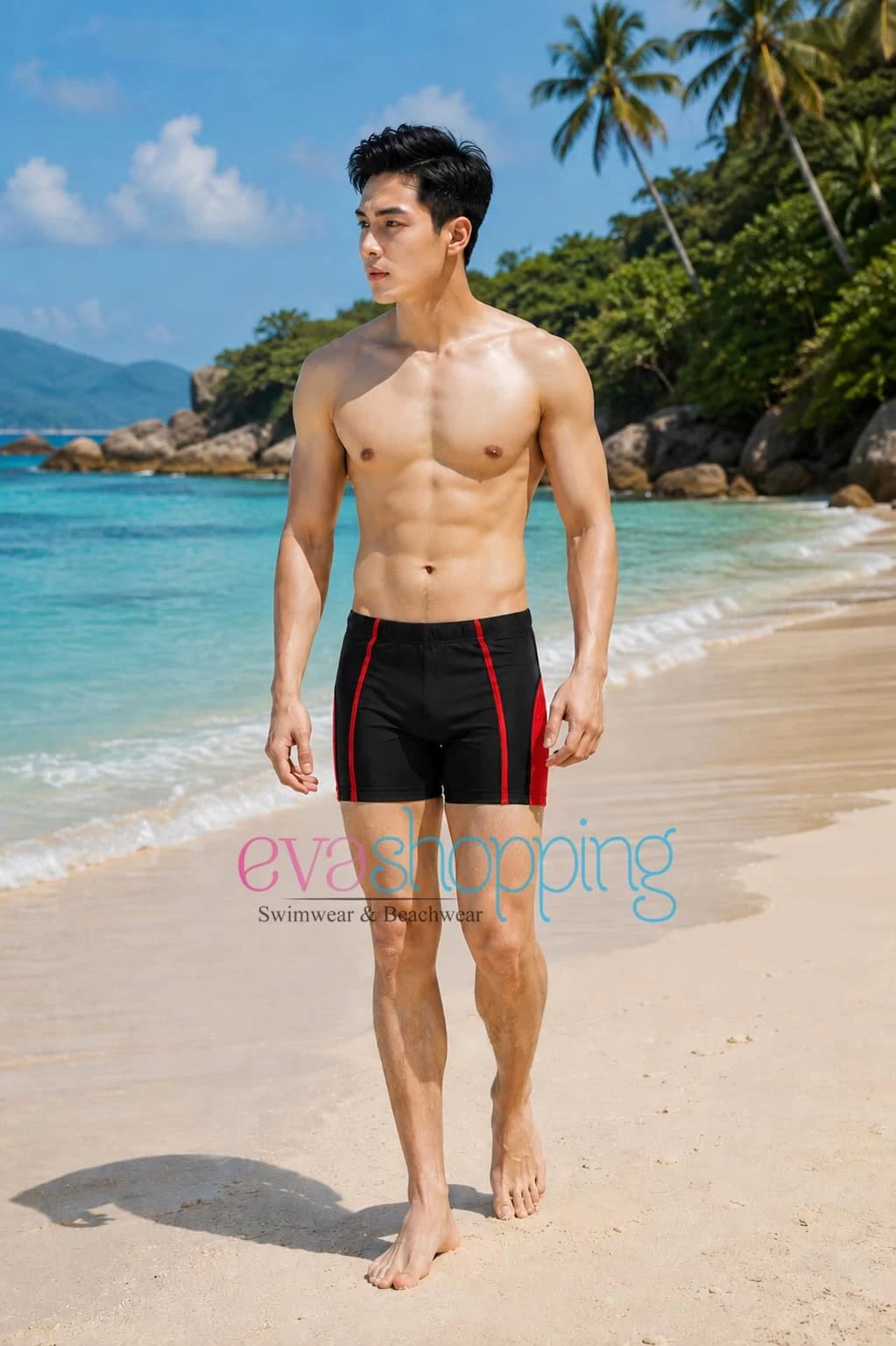 Quần bơi nam boxer cao cấp (có bigsize)