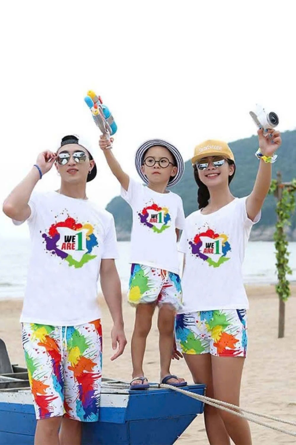 Áo thun gia đình đi biển DPGD08