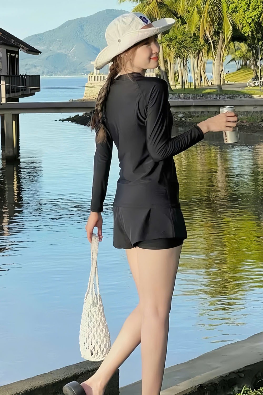 Đồ bơi nữ dài tay chống nắng BKN1075