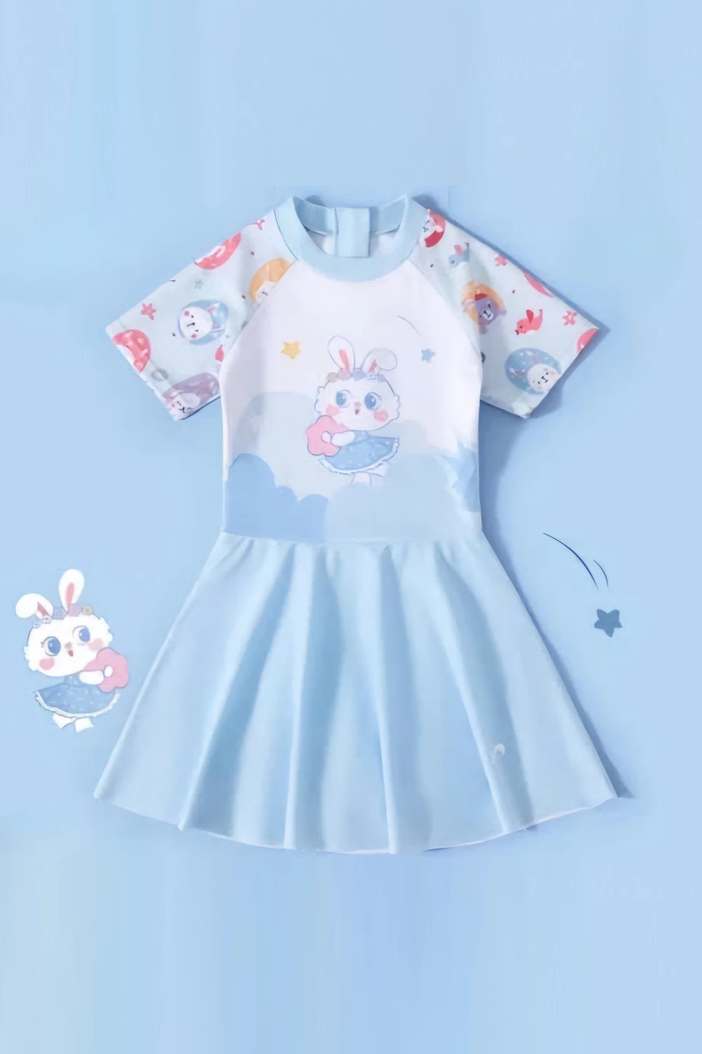 Đồ bơi cho bé gái liền thân BB403