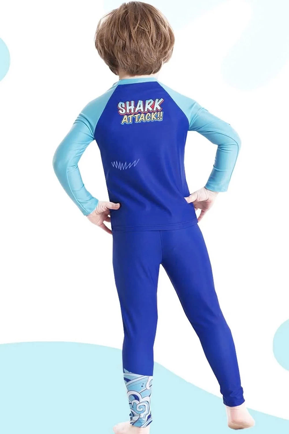 Đồ bơi bé trai tay dài quần dài BBB21