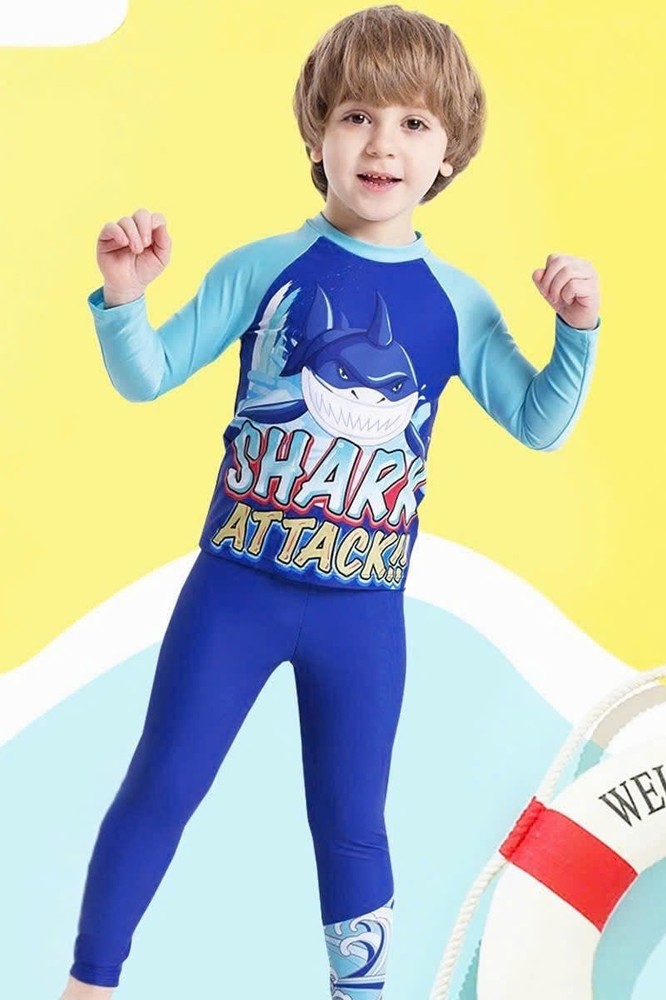 Đồ bơi bé trai tay dài quần dài BBB21