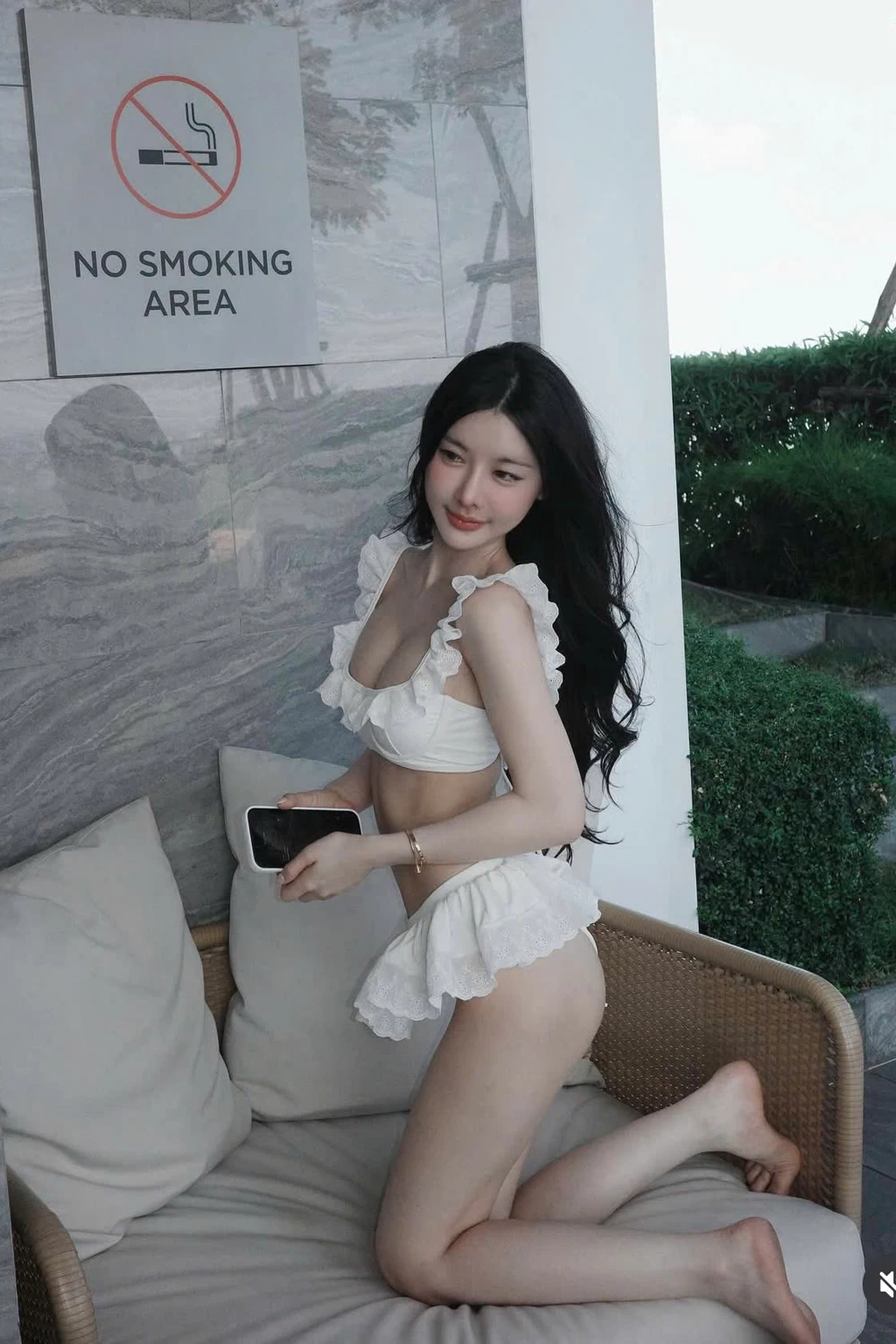 Bikini 2 mảnh màu trắng BKN1128