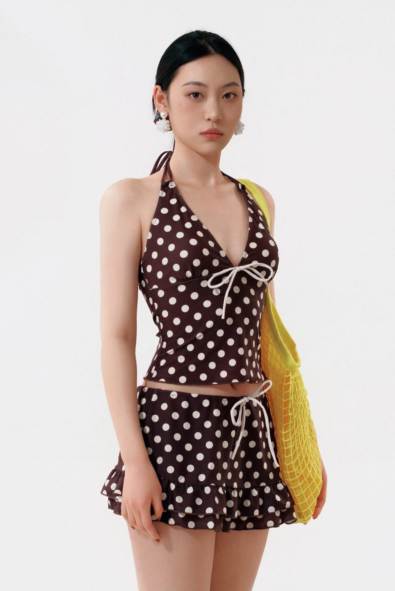 Bikini 3 Mảnh Chấm Bi Hot Trend 2026 – Tôn Dáng, Che Khuyết Điểm Cực Xinh