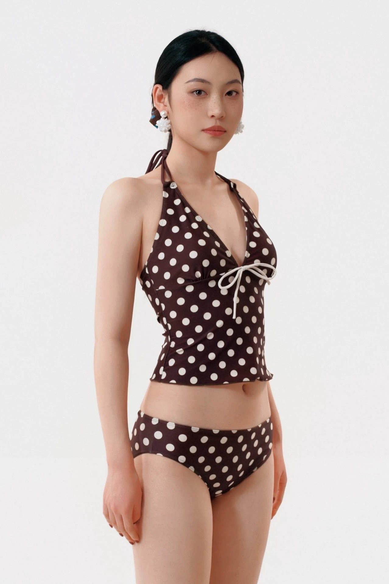 Bikini 3 Mảnh Chấm Bi Hot Trend 2026 – Tôn Dáng, Che Khuyết Điểm Cực Xinh