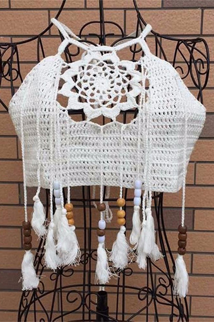 Bikini len móc Crochet